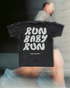 Run Baby Run T-Shirt – Retro Running Tee | Good Wolf Good Wolf