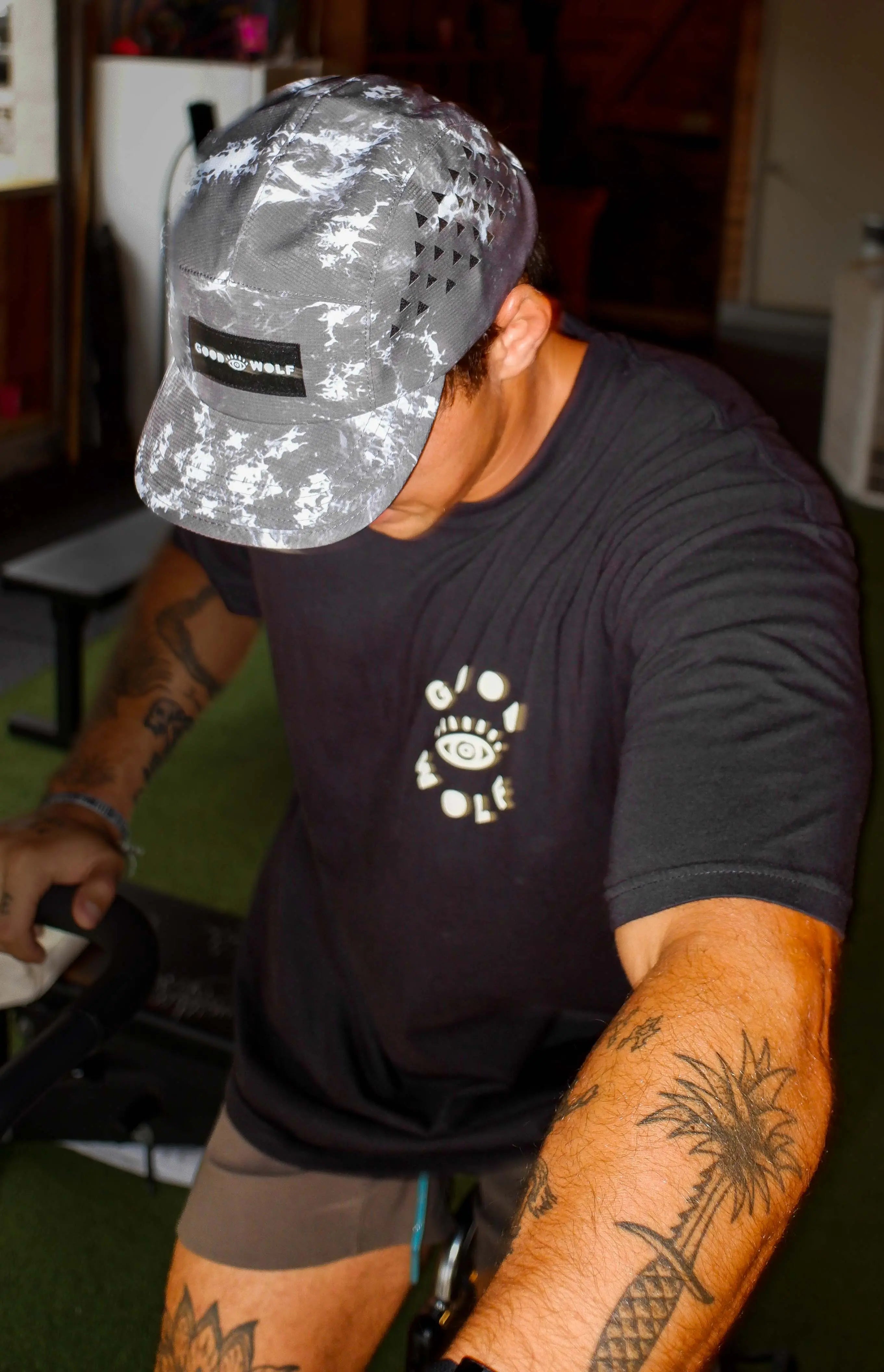 Tie-Dye Performance Hat – Lightweight Running Cap | Good Wolf Good Wolf