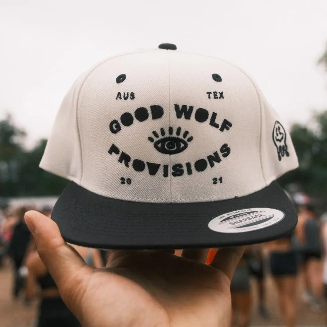 Good Wolf Black Performance Hat - Stylish and functional black hat designed for performance, offering comfort and durability for all-day wear.